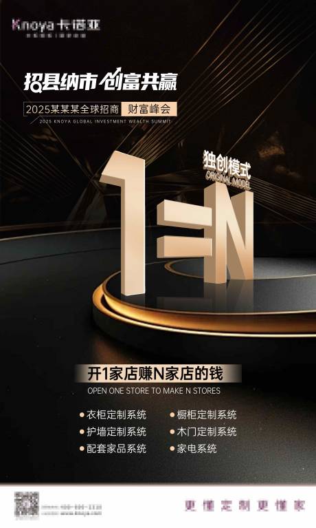 源文件下载【享设计】搜索编号：35370027889596410【招商黑金峰会海报】
