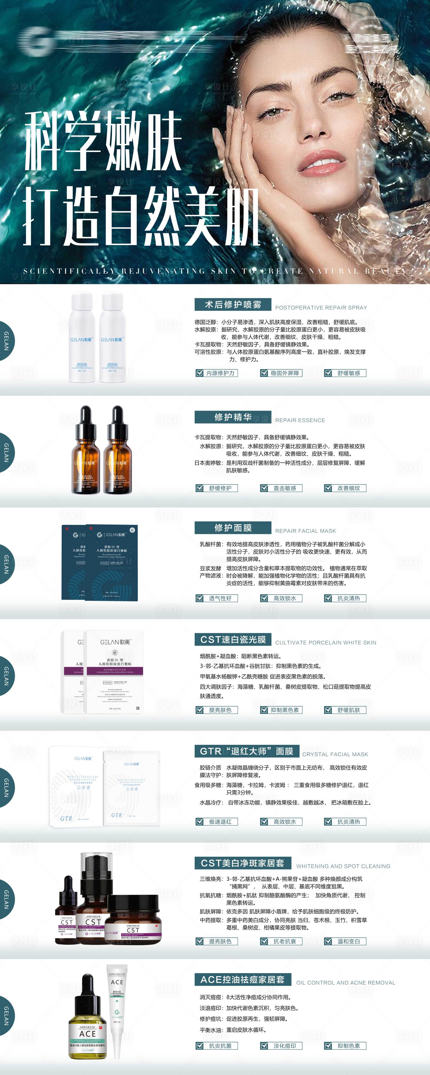 源文件下載【享設計】搜索編號：96050028352757721【醫美產品展示展架】