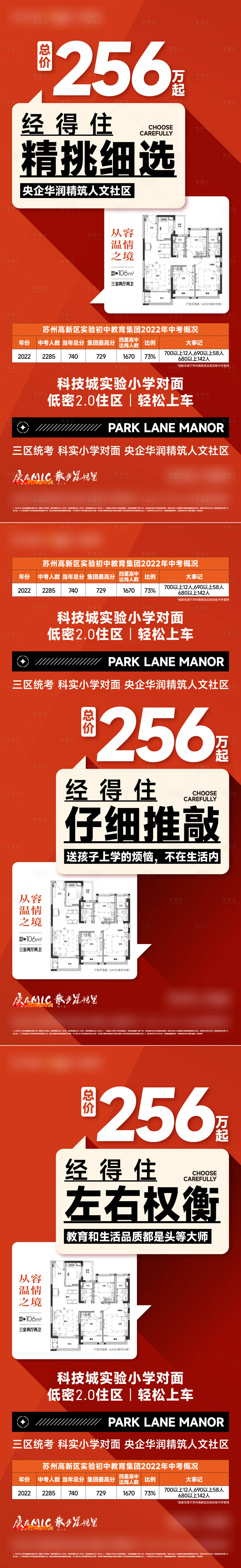 源文件下载【享设计】搜索编号：36180028468597085【地产热销卖压户型大字报】