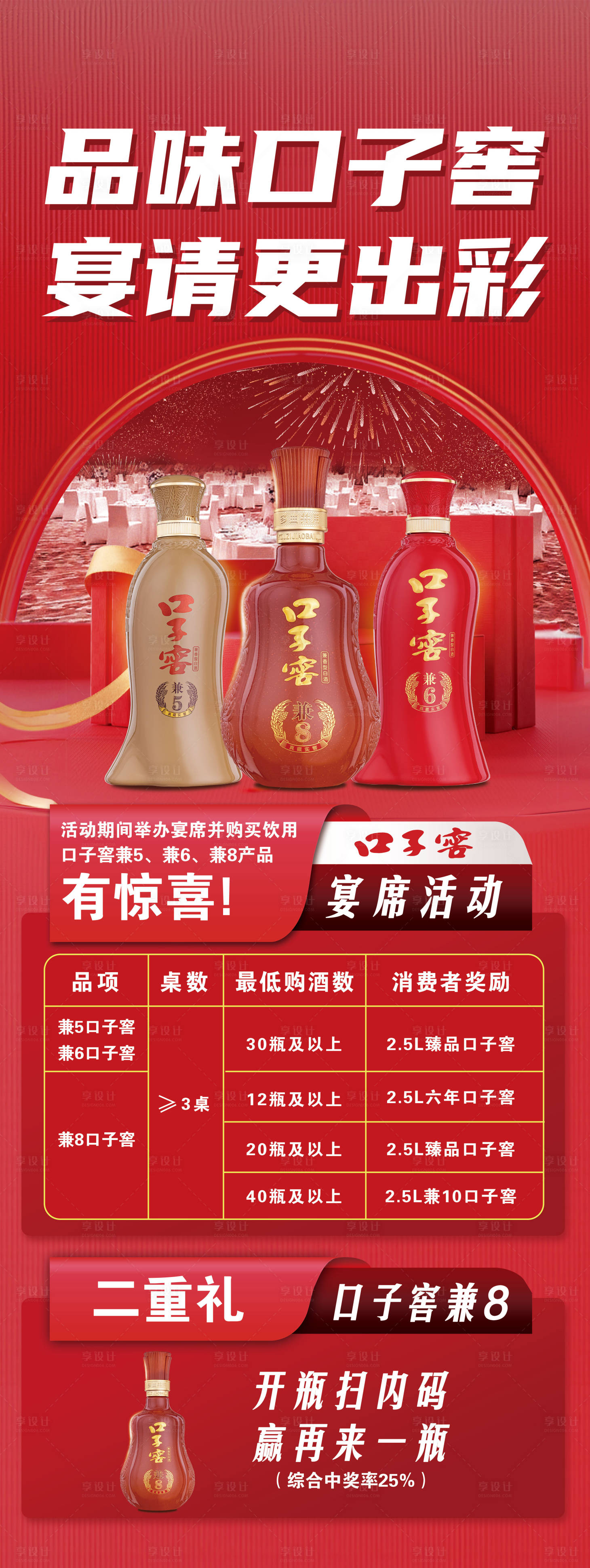源文件下载【享设计】搜索编号：69520028548703497【酒店宴席活动海报】