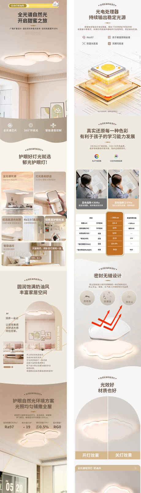 源文件下载【吸顶吊灯详情页设计】编号：34520028258961120