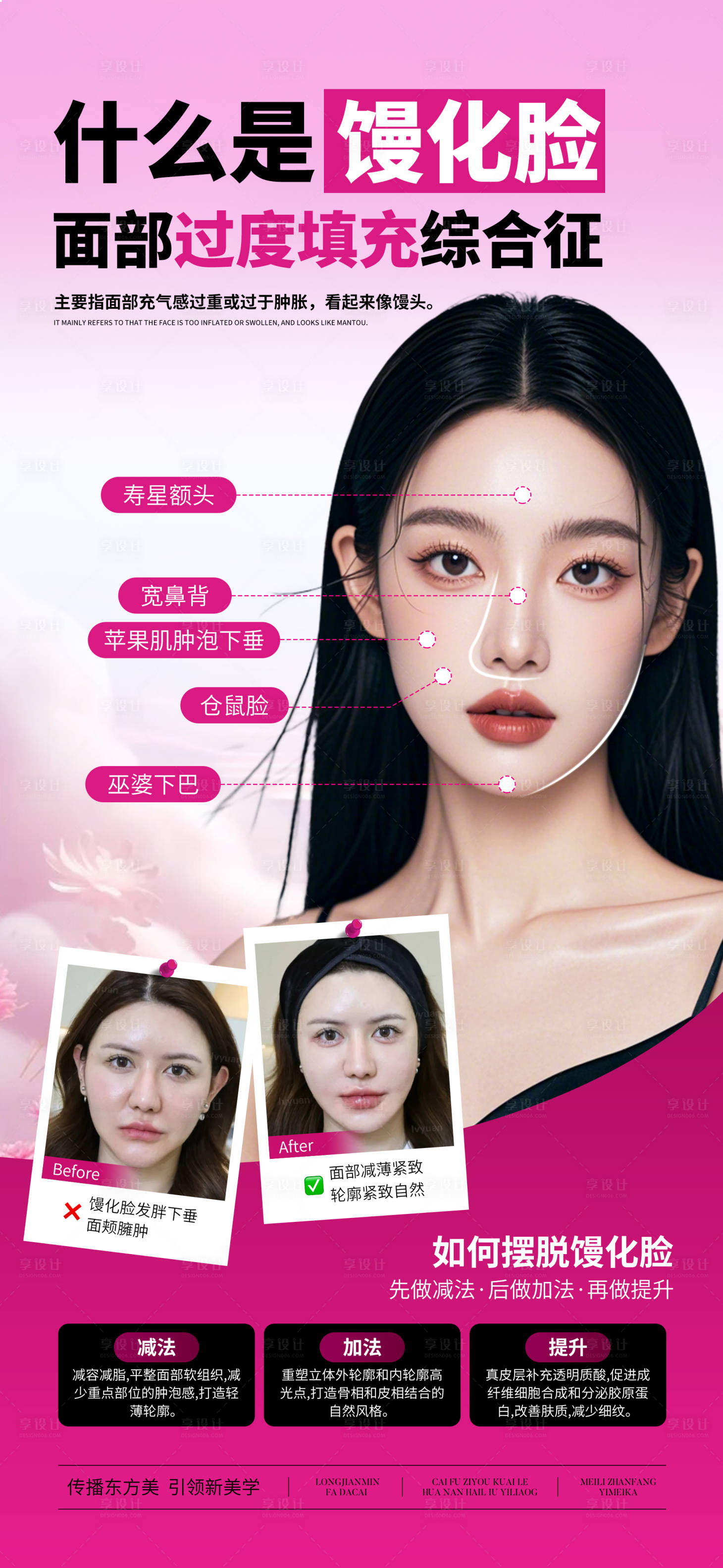 源文件下載【享設計】搜索編號：82390028280864804【醫美饅化臉宣傳海報】