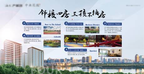 源文件下載【享設計】搜索編號：13470028408674039【地產學區房價值點海報展板】