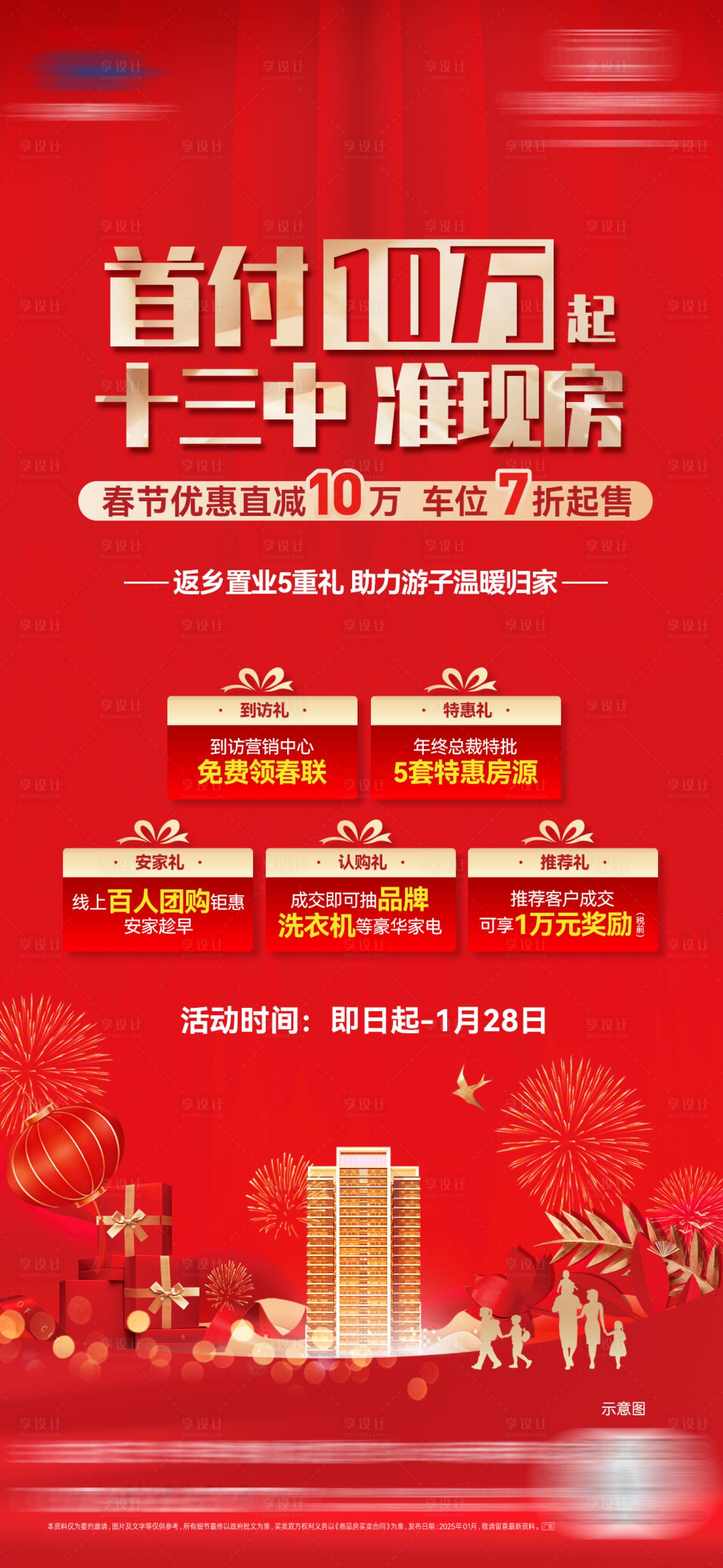 源文件下載【新春返鄉置業優惠海報】編號：52830028303125230