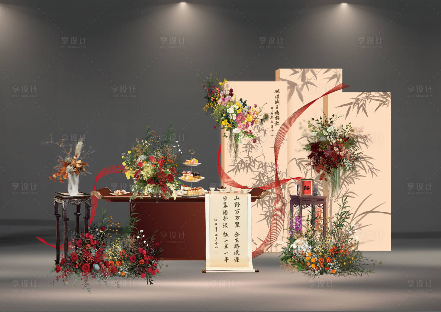 源文件下载【享设计】搜索编号：38820028195883331【订婚宴美陈】