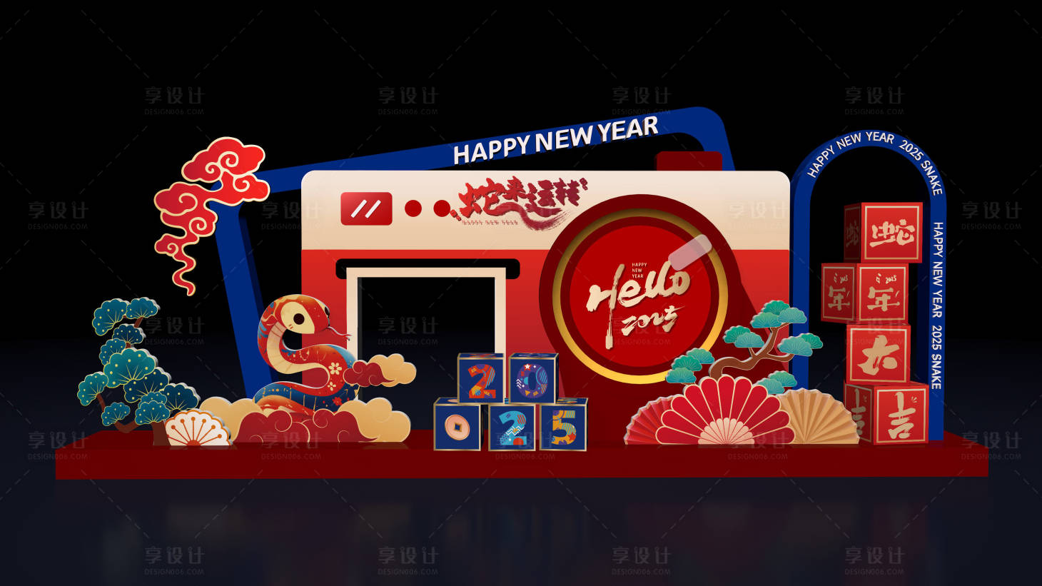 源文件下載【蛇年美陳DP點(diǎn)打卡點(diǎn)】編號(hào)：95700028494657846