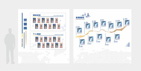 源文件下载【荣誉榜员工风采文化墙背景板】编号：28790028289845165