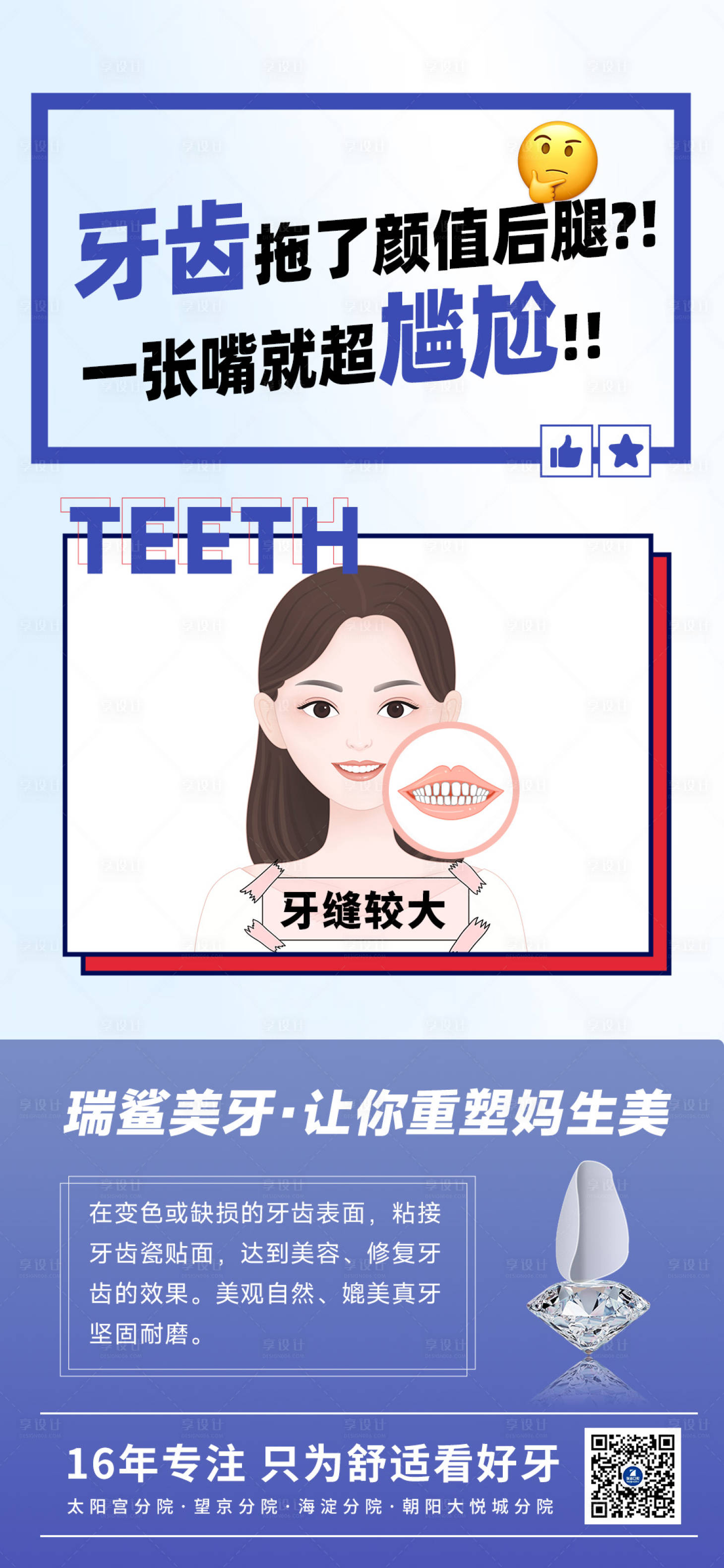 源文件下載【享設計】搜索編號：80550028290624153【牙貼面】