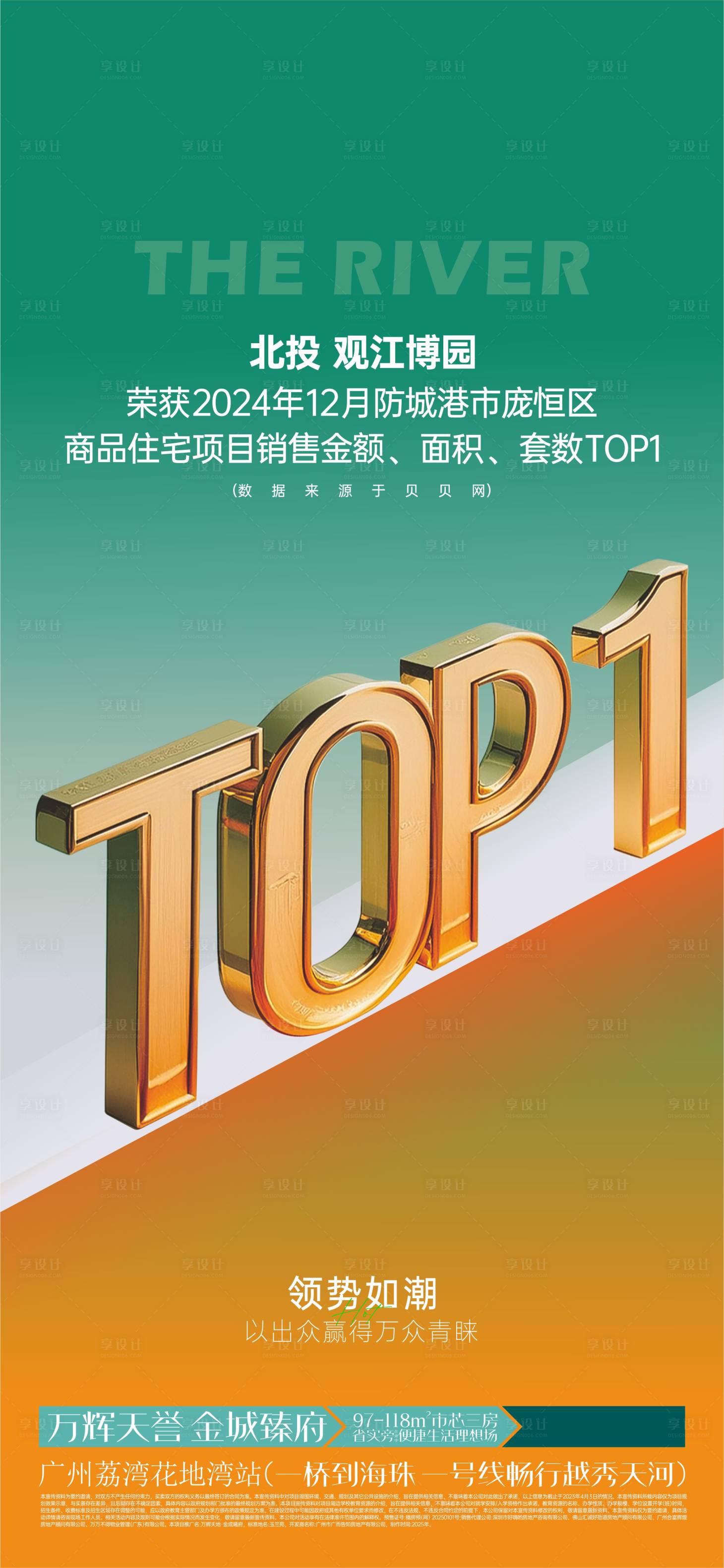 源文件下载【房地产大字报TOP海报】编号：20290028320768251