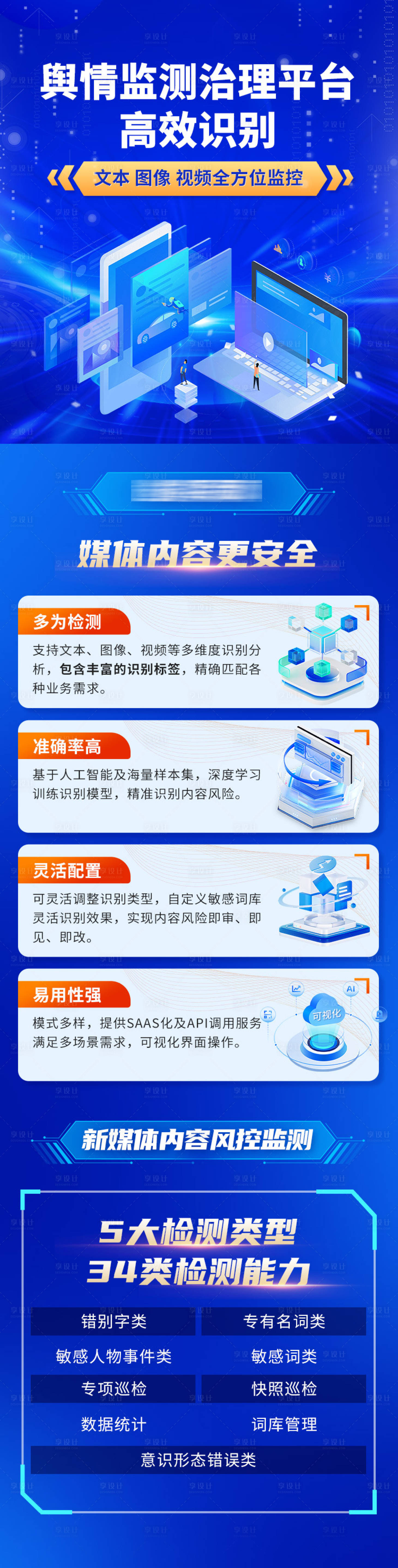 源文件下载【舆情检测治理平台加盟H5专题设计】编号：88550028202678715