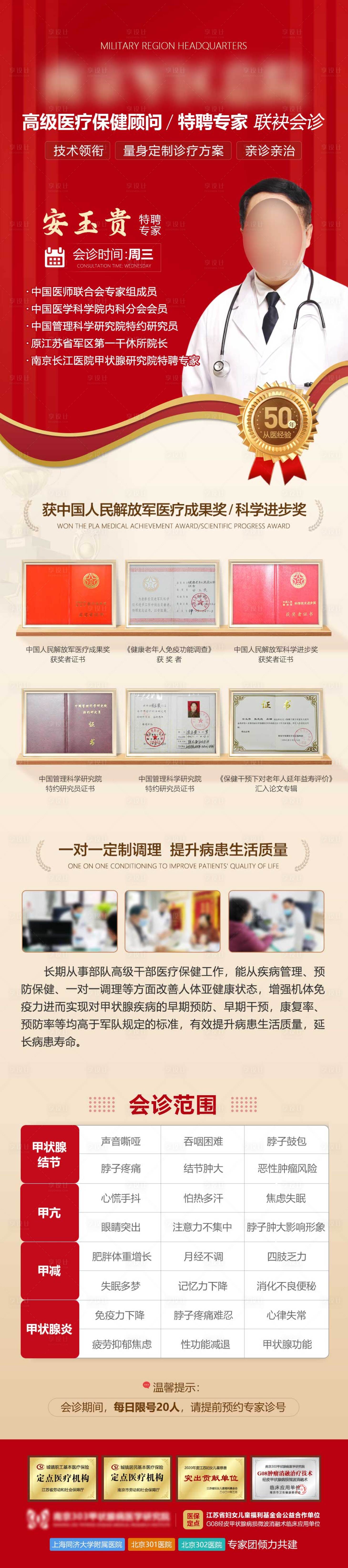 源文件下載【享設計】搜索編號：31910028482159531【醫療甲狀腺聯合會診長圖】