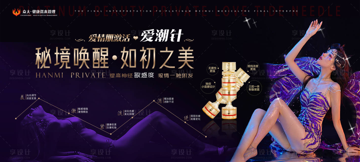源文件下载【享设计】搜索编号：39200028235597734【私密生殖抗衰海报】