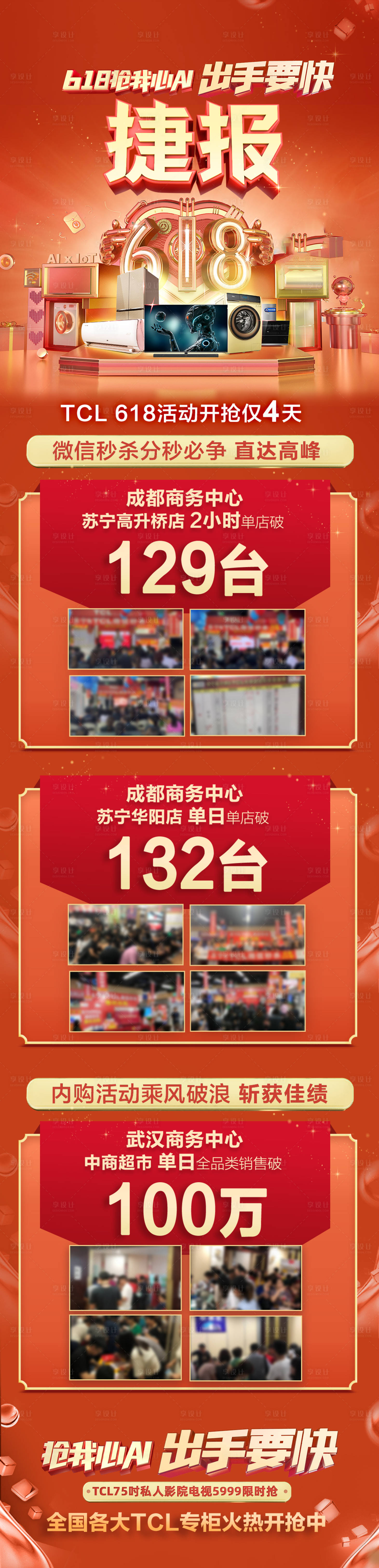 源文件下载【捷报系列海报】编号：78310028507744135