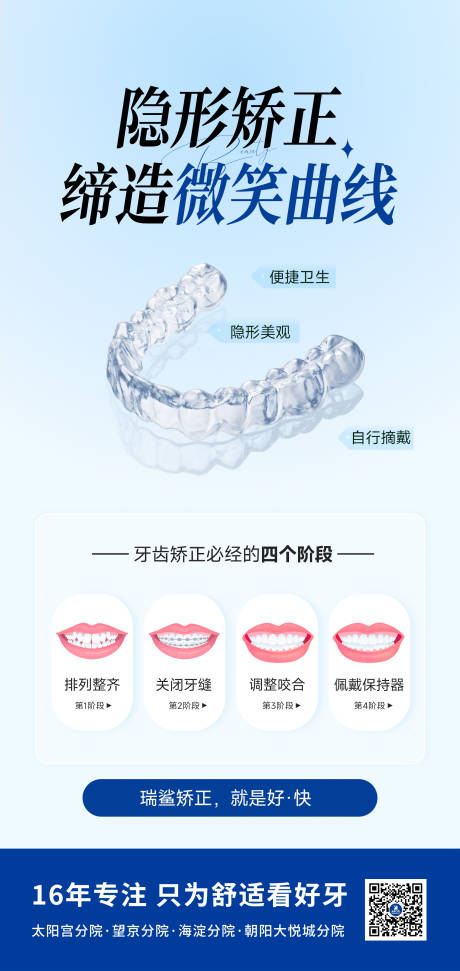 源文件下载【享设计】搜索编号：17330028269767710【隐形矫正海报】