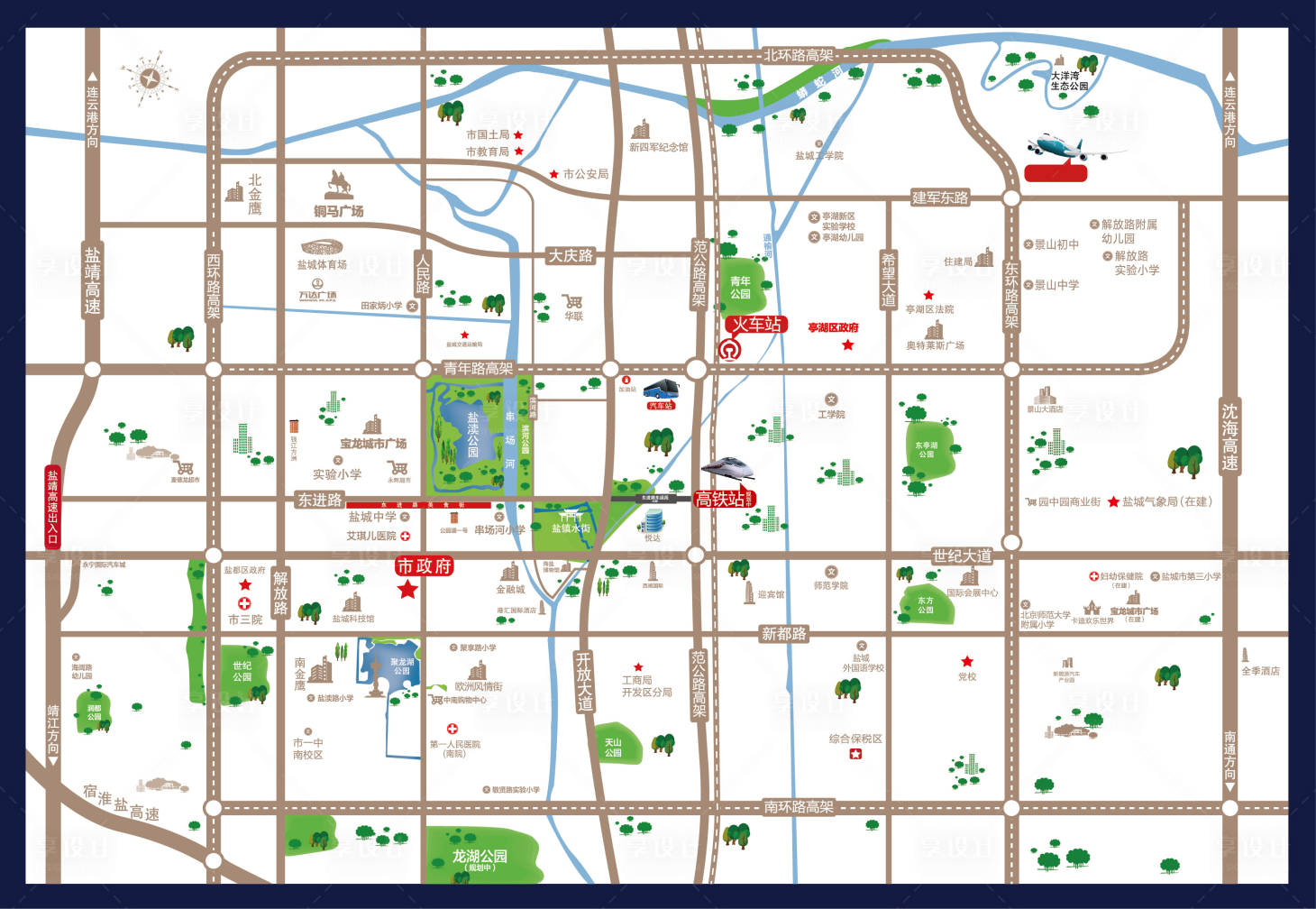 源文件下载【享设计】搜索编号：28400028201761831【区位图】