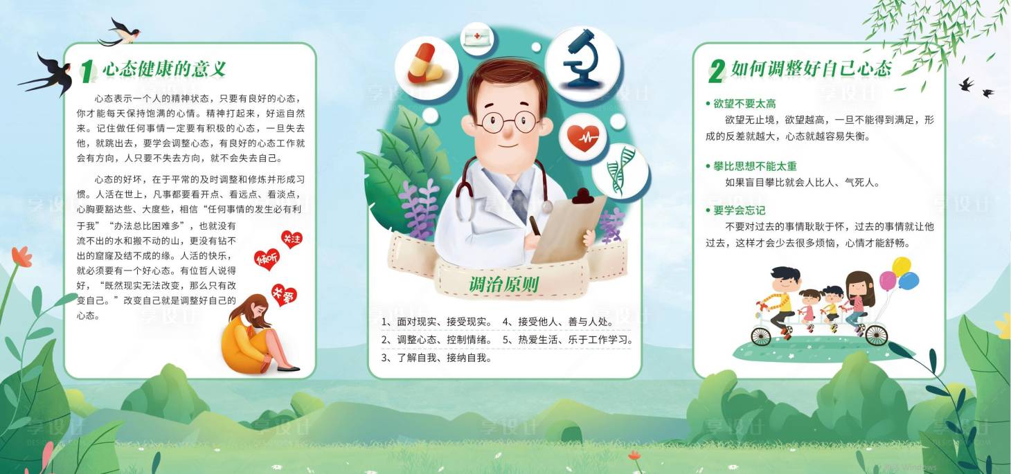 源文件下载【心理健康宣传教育展板】编号：90010028313303933