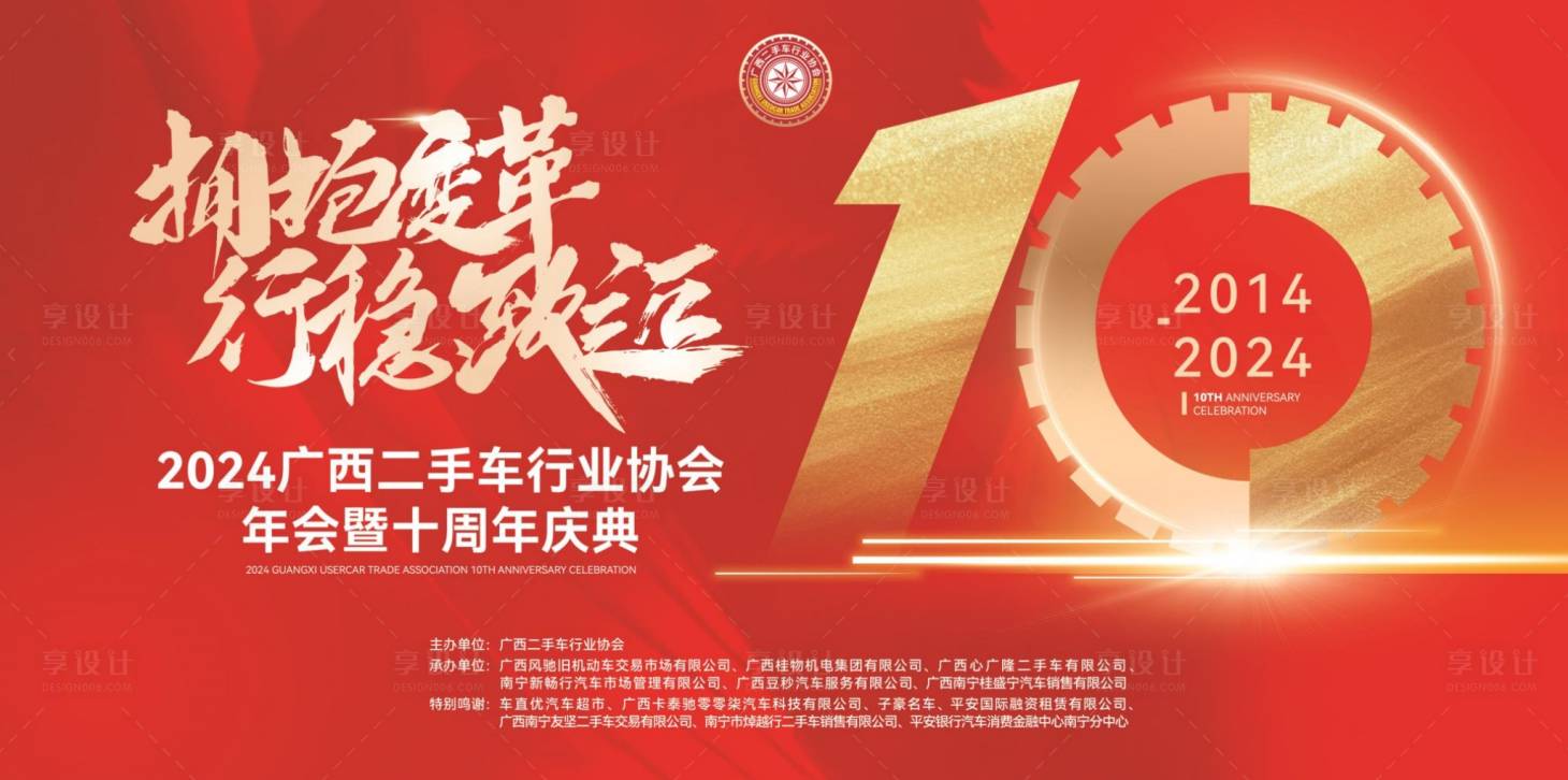 源文件下載【享設計】搜索編號：14350028285306055【汽車協會活動周年背景板】