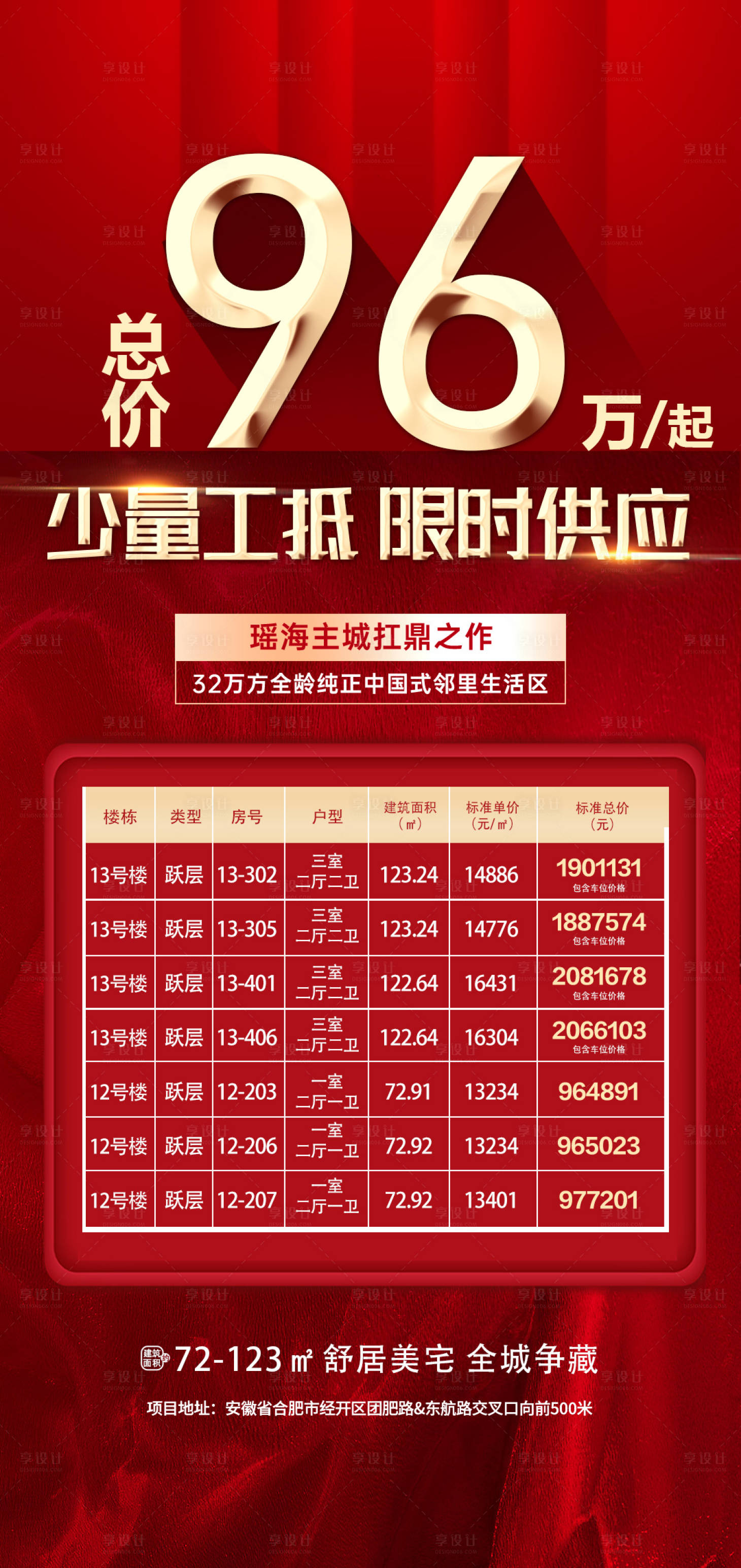 源文件下载【享设计】搜索编号：33280028290219529【工抵房海报】