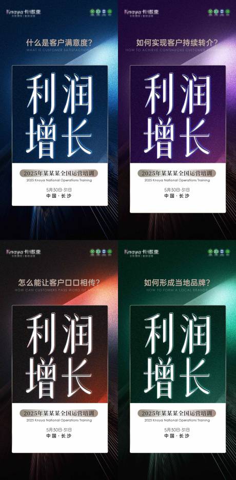 利润增长海报