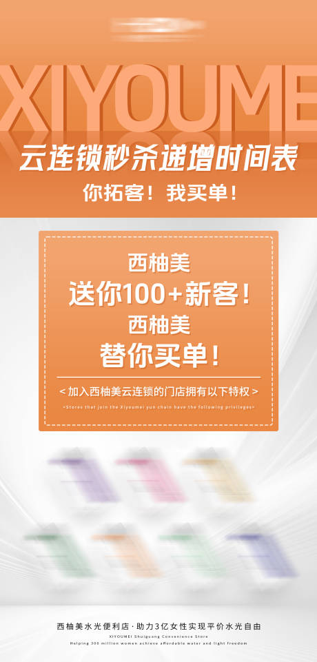 源文件下载【医美水光便利店云连锁流量产品海报】编号：87510028383223738