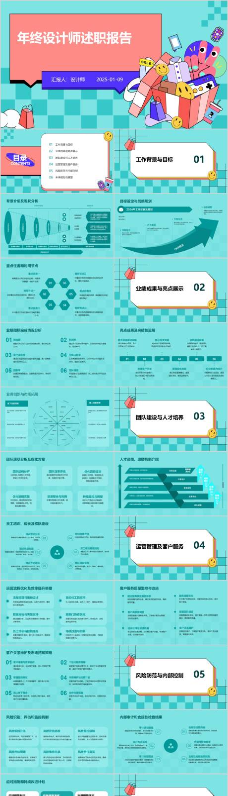 述职报告PPT
