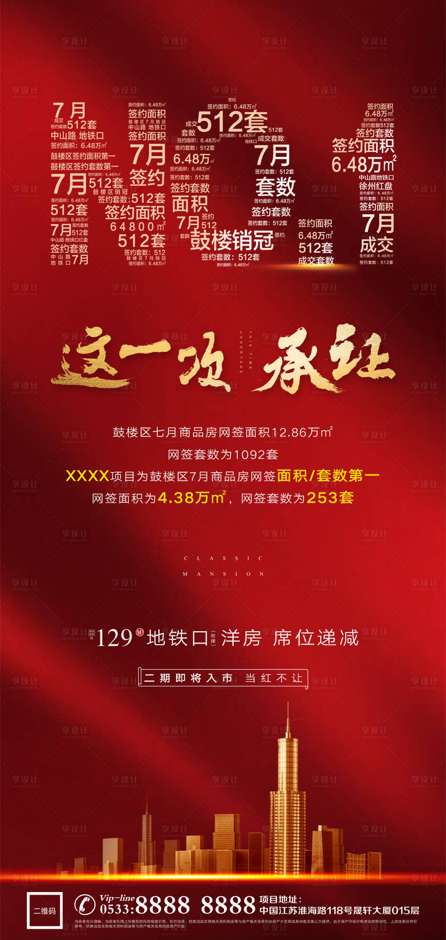 源文件下載【享設計】搜索編號：27090028268265512【地產熱銷人氣宣傳海報】