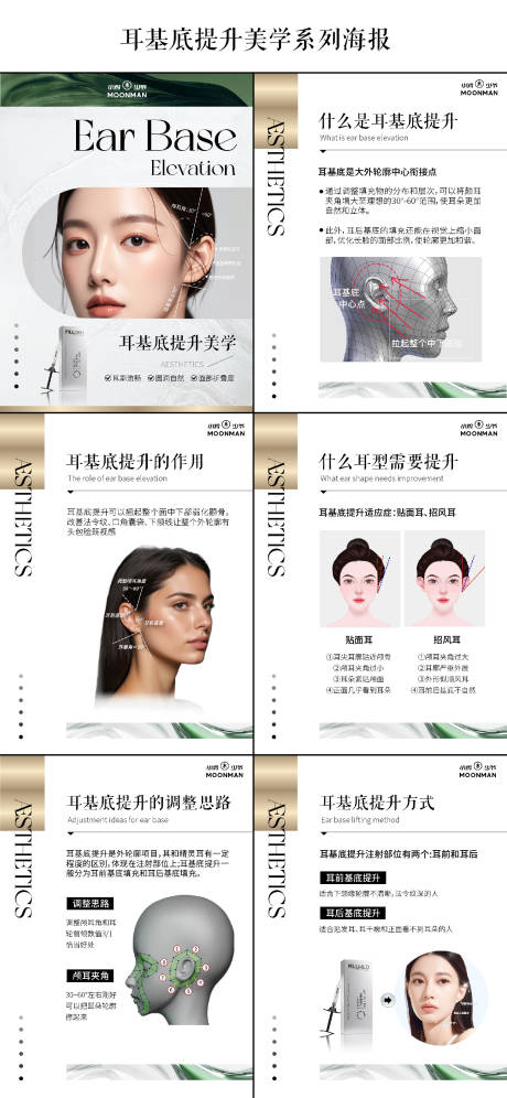 源文件下载【享设计】搜索编号：59380028389072473【耳基底提升美学系列海报】