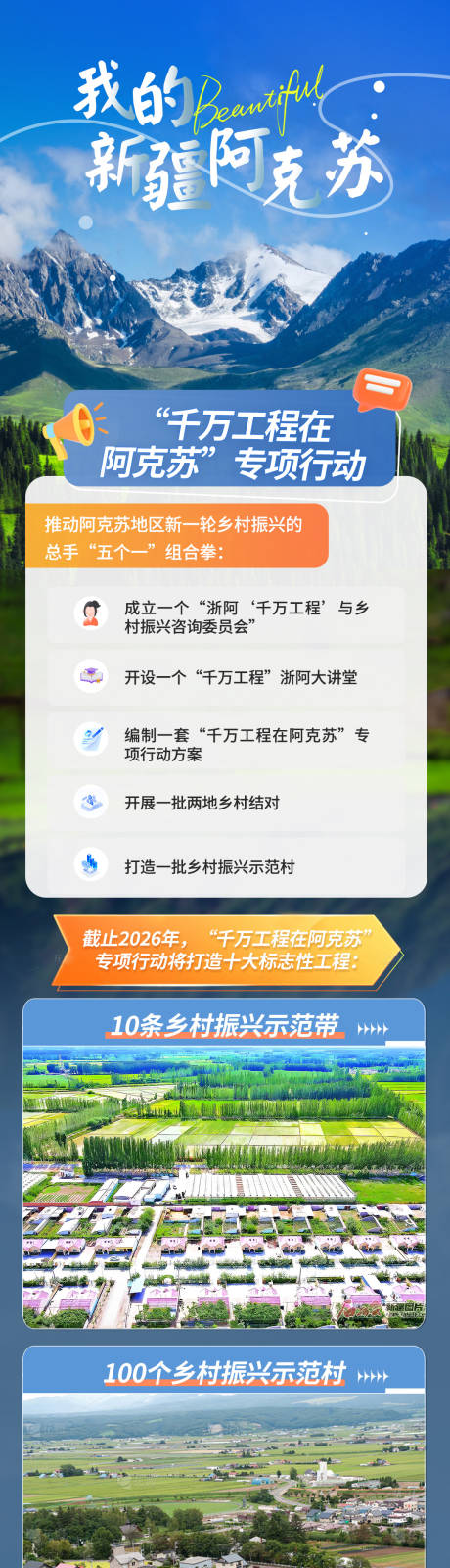 新疆阿克苏乡村振兴工程