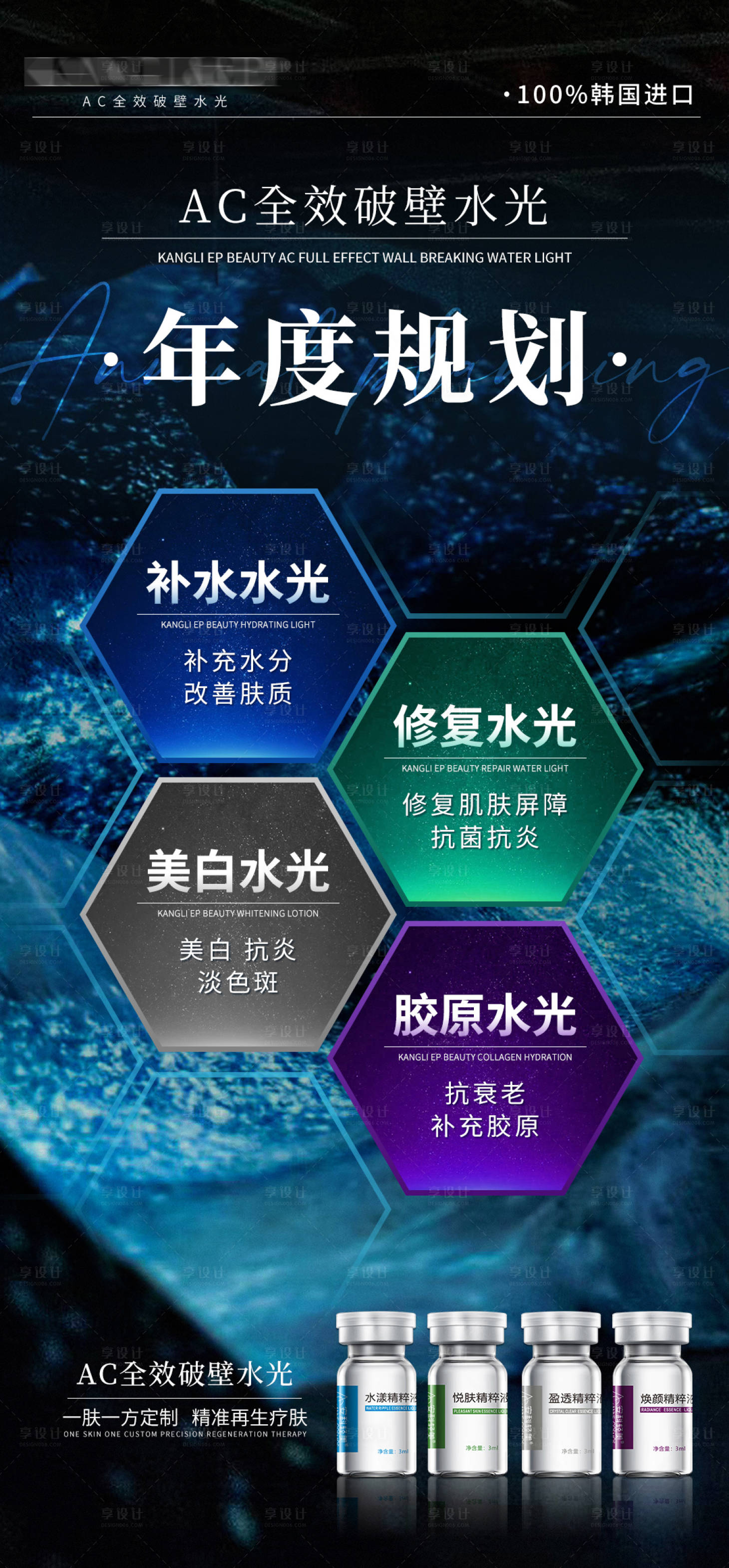 源文件下載【享設(shè)計】搜索編號：21920028240351841【醫(yī)美水光抗衰產(chǎn)品海報】