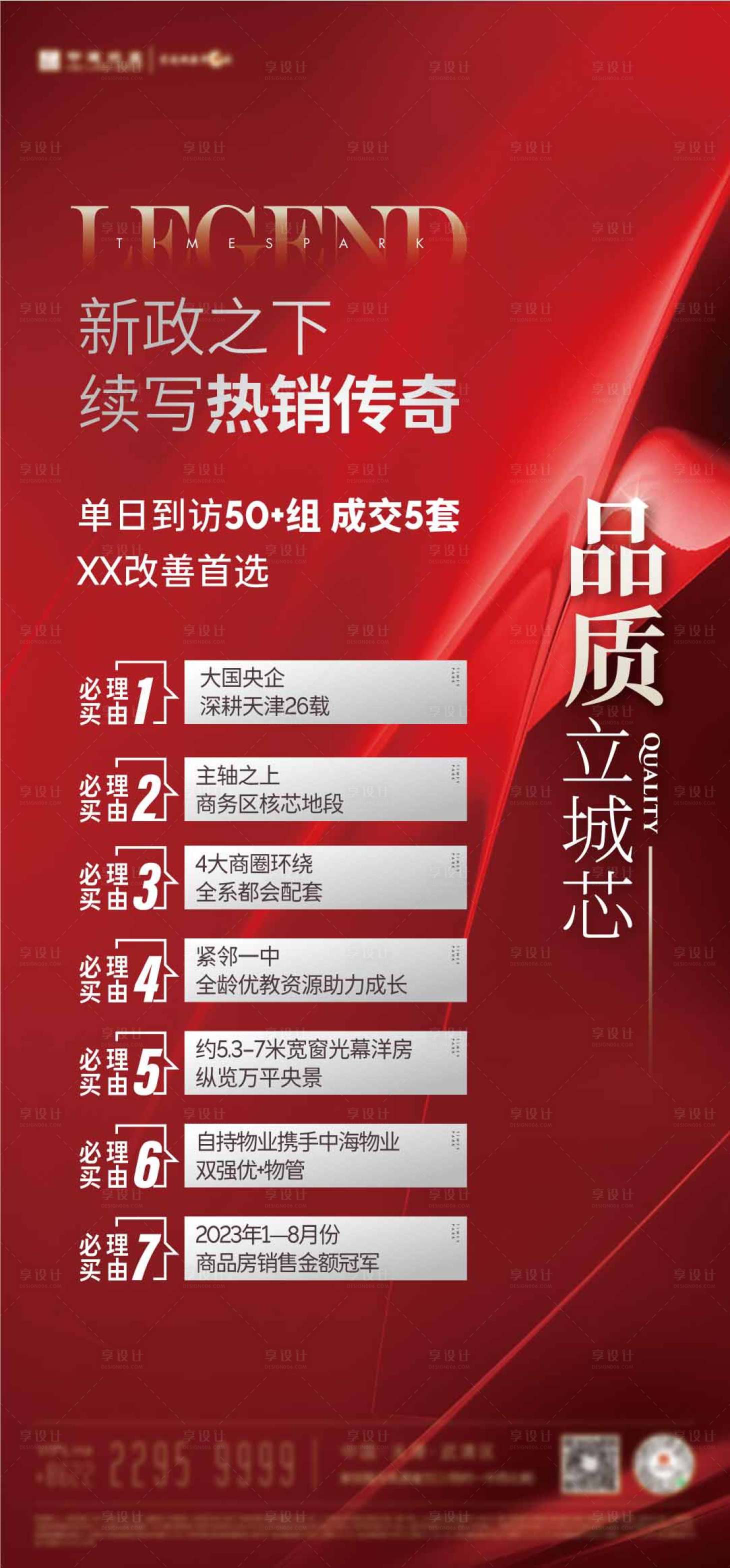 源文件下载【享设计】搜索编号：73370028483866527【房地产政策热销海报】