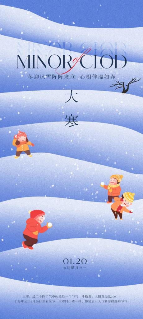 大寒海报