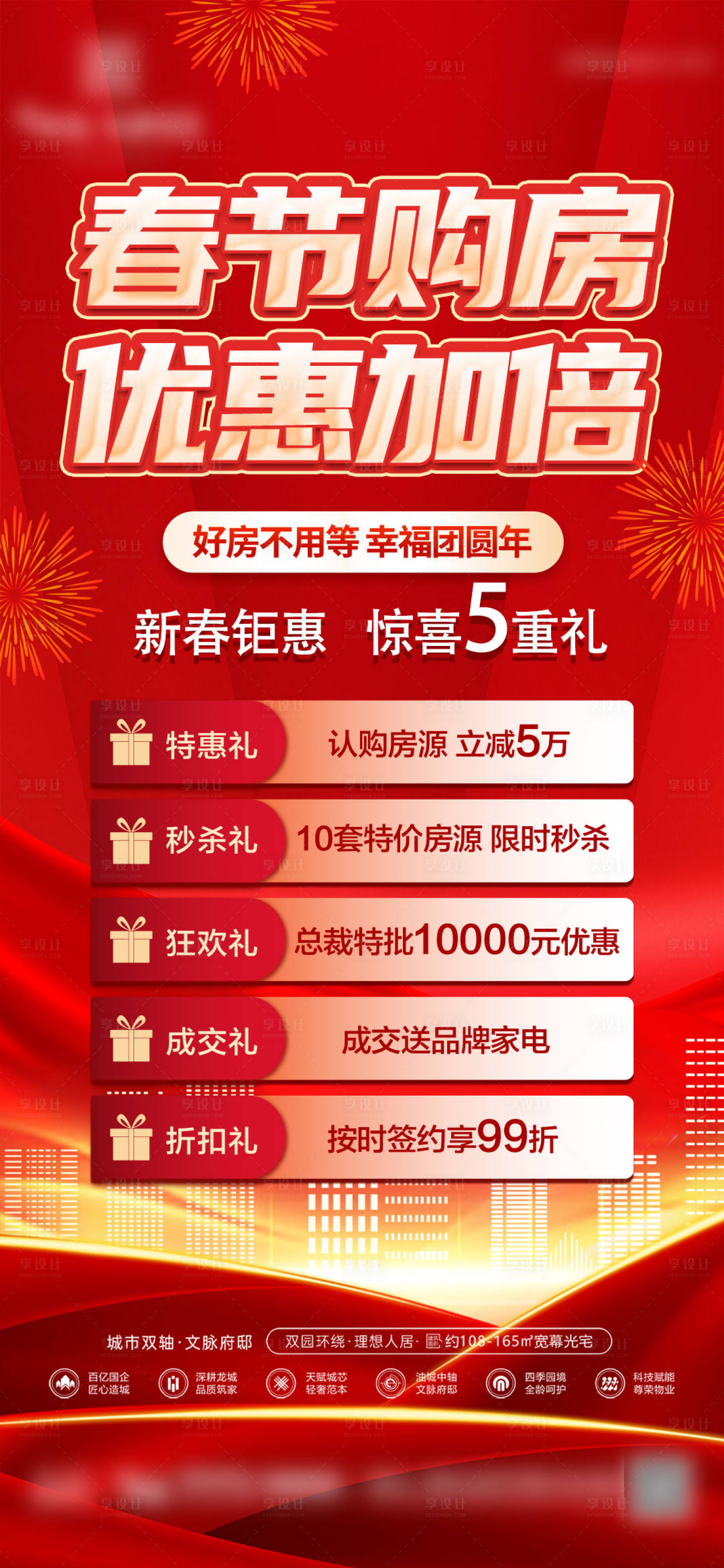源文件下載【新年鉅惠五重禮海報】編號：35920028314469684