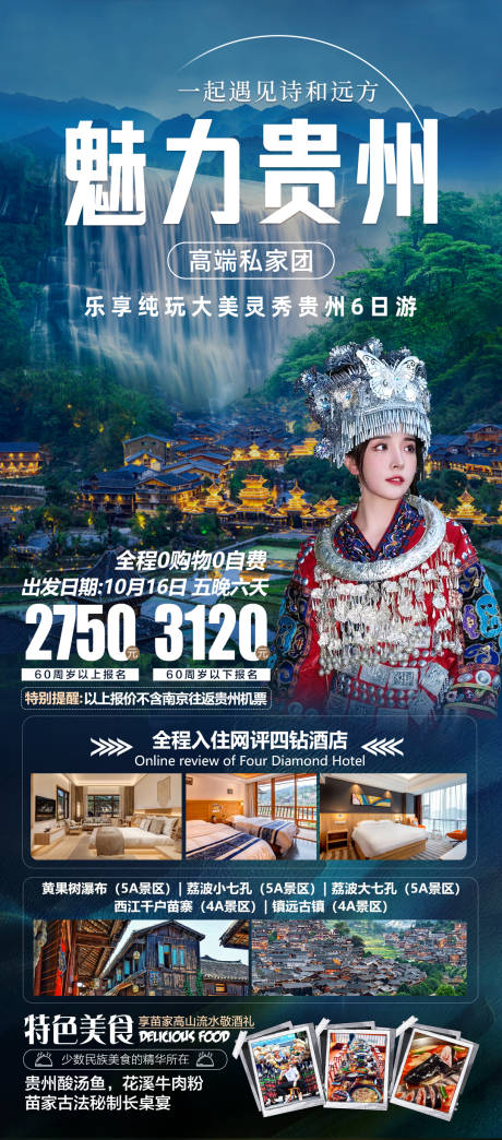 源文件下載【魅力貴州旅游海報】編號：75540028481071527
