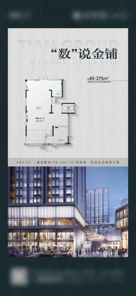 源文件下载【地产高端商铺户型价值刷屏】编号：70410028262667975