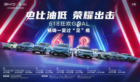 科技汽车618活动海报