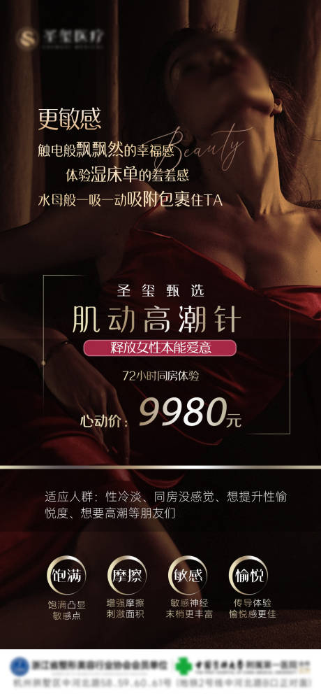私密品项包装高潮针海报