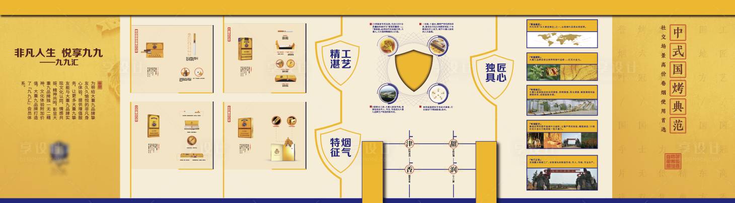 源文件下载【享设计】搜索编号：97630028279735975【产品100年历史文化墙】