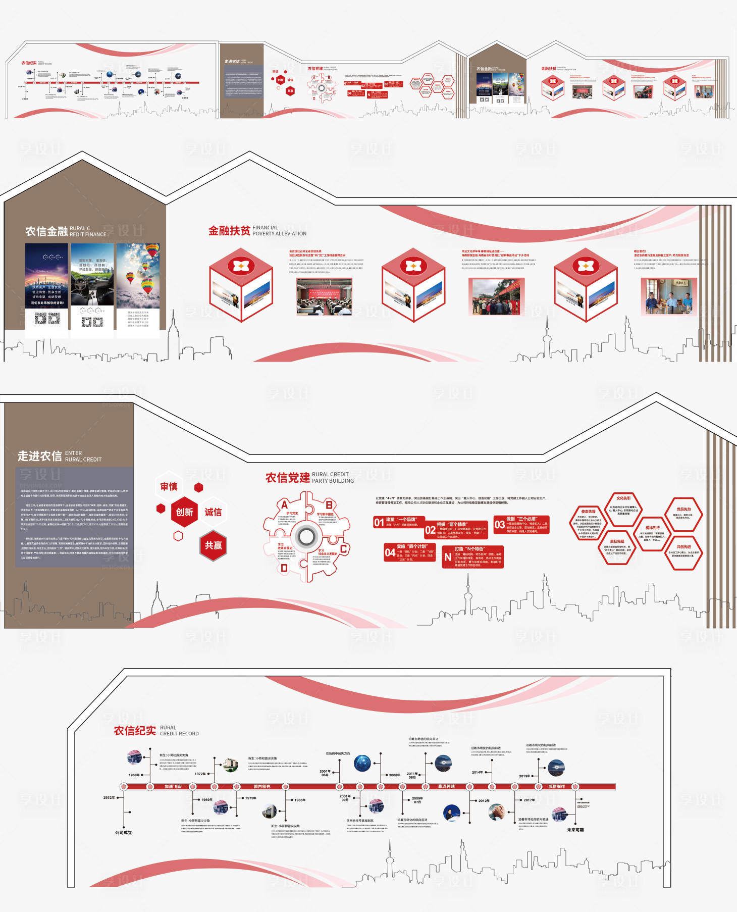 源文件下载【享设计】搜索编号：36130028313485908【企业文化墙】