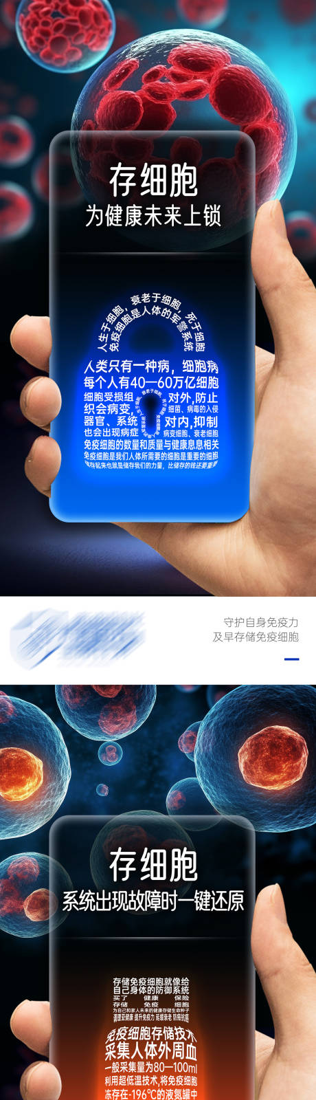 储存免疫细胞 