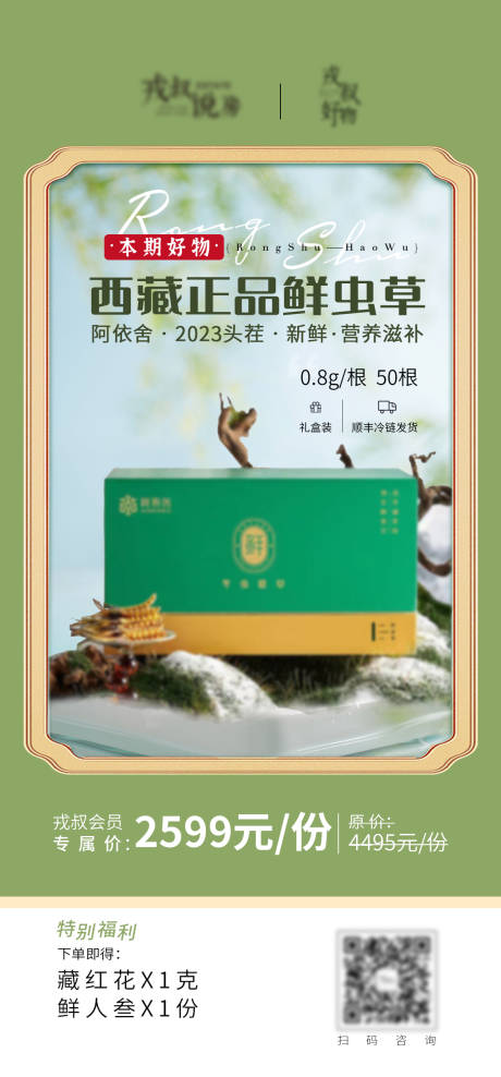 虫草海报好物推荐