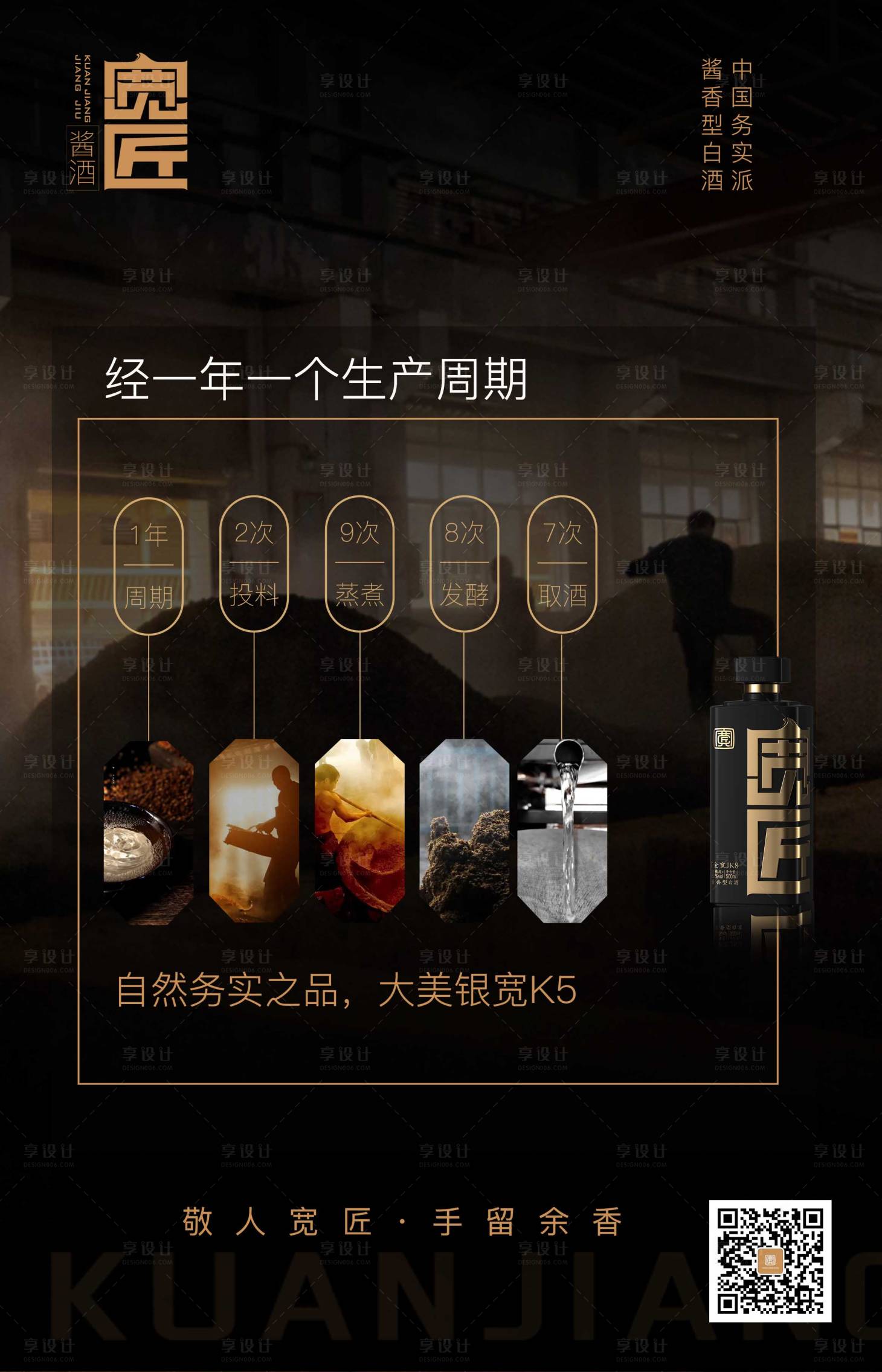 源文件下载【享设计】搜索编号：19070028223565654【白酒海报】