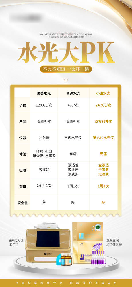 源文件下載【享設(shè)計】搜索編號：10790028224818635【水光對比海報】