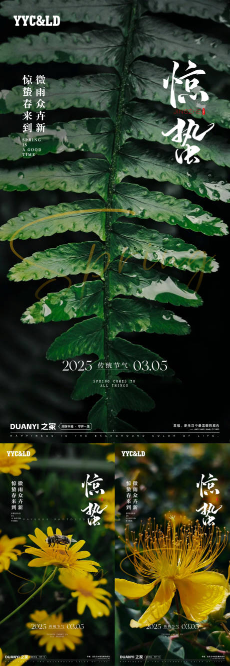 源文件下載【享設計】搜索編號：47030028491705775【驚蟄節氣海報】