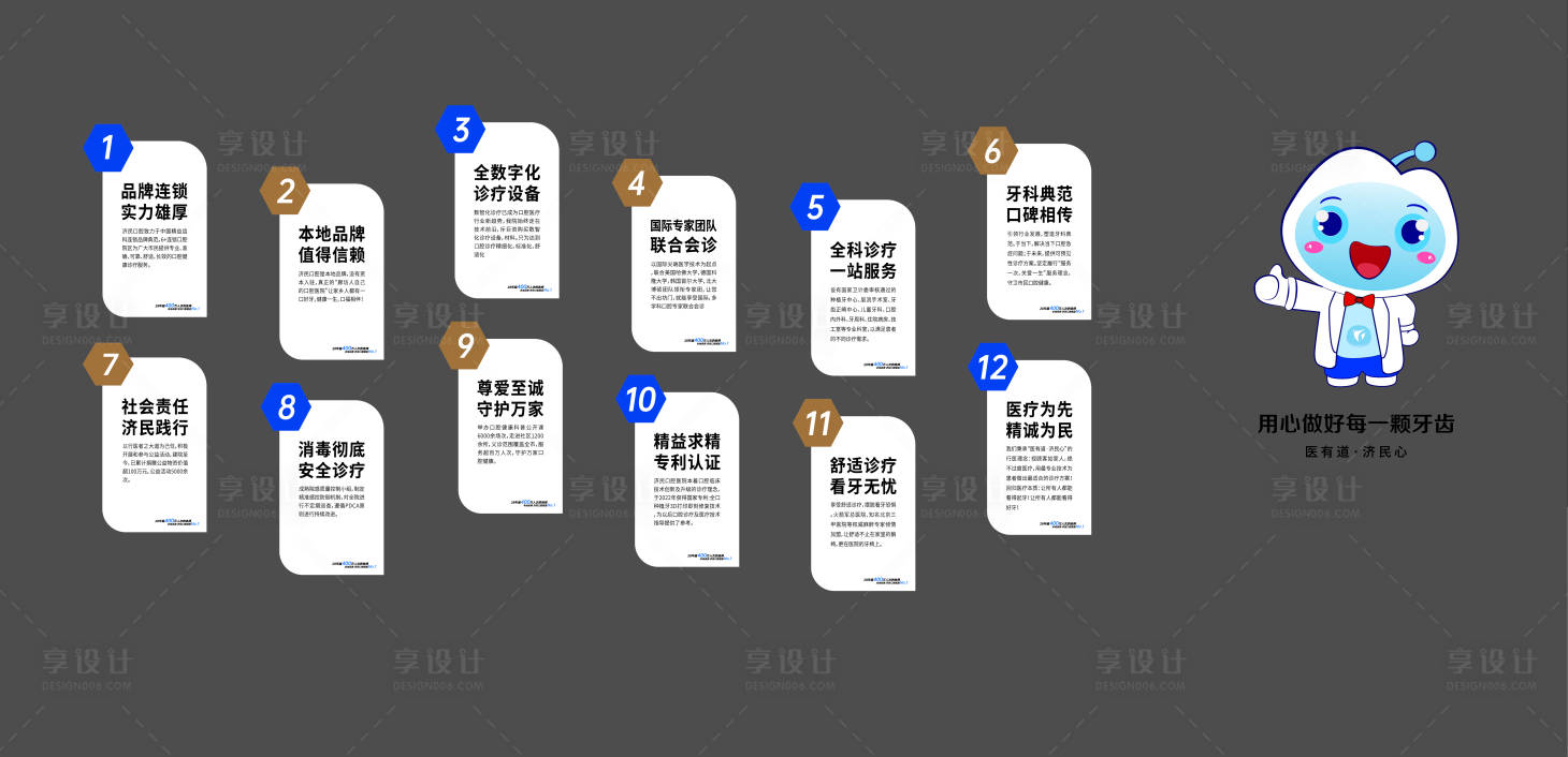 源文件下載【享設計】搜索編號：47970028200324538【牙科醫(yī)院文化墻】