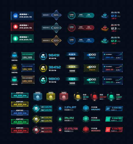 源文件下载【可视化大屏组件设计】编号：59800028285159029