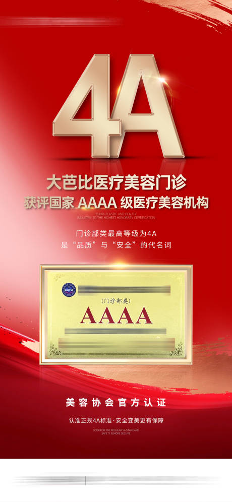 医美机构喜报海报