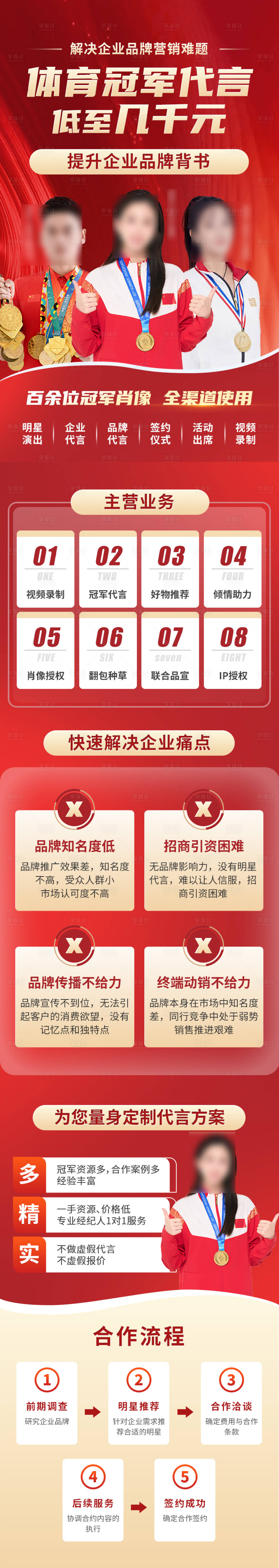 源文件下载【体育代言加盟H5专题设计】编号：80010028194316152