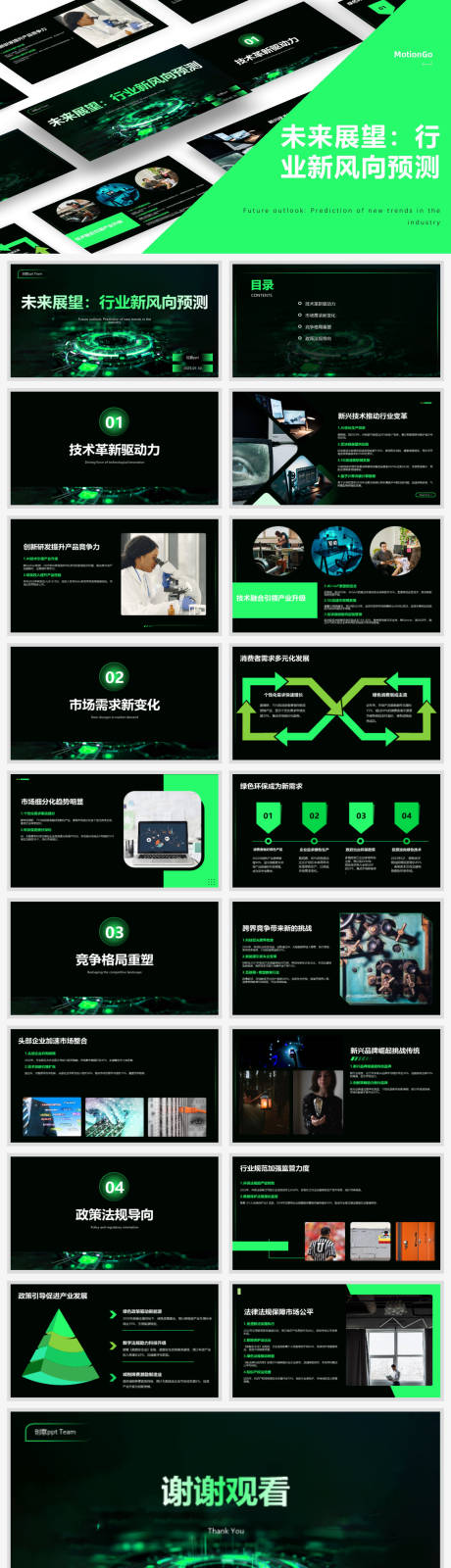 未来展望行业新风向预测PPT