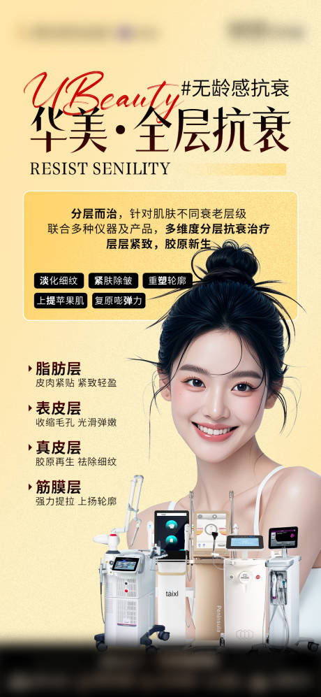 医美仪器抗衰海报