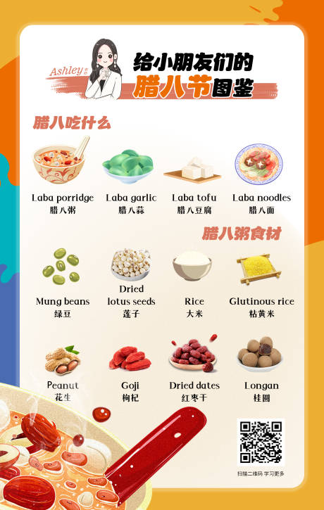 源文件下載【英語臘八節單詞學習圖鑒】編號：21850028289955782